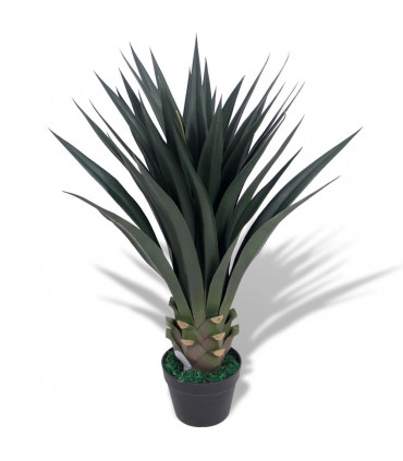 Artificial Yucca Plant with Pot 90 cm Green