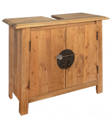 Bathroom Furniture Set Recycled Solid Recycled Pinewood