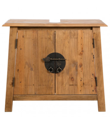 Bathroom Furniture Set Recycled Solid Recycled Pinewood