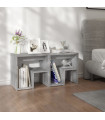 Bed Cabinets 2 pcs Grey Sonoma 40x30x40 cm Engineered Wood