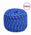 Boat Rope Blue 10 mm 100 m Polypropylene