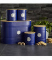 5 Piece Kitchen Canister Set - Scandi Navy