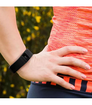 Aquarius OLED Display Smart Bluetooth Fitness Wristband Activity Tracker, Black