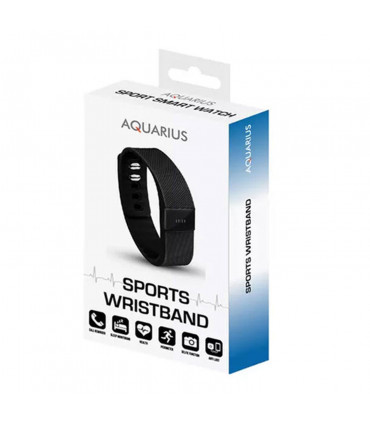 Aquarius OLED Display Smart Bluetooth Fitness Wristband Activity Tracker, Black