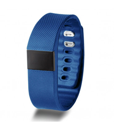 BAS-Tek Classic Fitness Bluetooth OLED display Sports Activity Bracelet - Navy