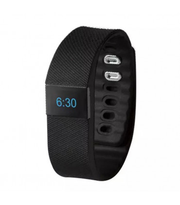 BAS-Tek Classic Fitness Tracker Bluetooth Bracelet - Black