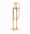 vidaXL Freestanding Bathtub Faucet Stainless Steel 99.5 cm Gold