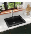 Granite Basin 600x450x120 mm Black