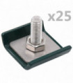 Grid Mat Connector 25 Sets Green