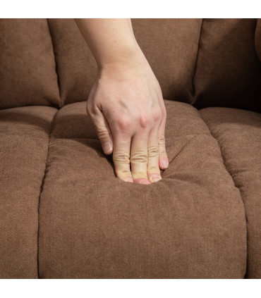 HOMCOM Riser and Recliner Chair w/ Remote, Lift Chair for Elderly, Brown