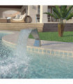 Pool Fountain Stainless Steel 64x30x52 cm Silver