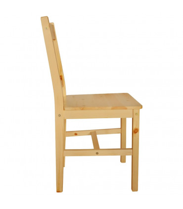 Dining Chairs 2 pcs Pinewood