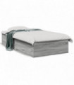 vidaXL Bed Frame with Drawers Grey Sonoma 90x190 cm Single Engineered Wood