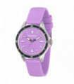 Watch Rubber Lilac Henley Ladies Wave Lilac Dial with Lilac Rubber Strap