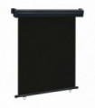 vidaXL Balcony Side Awning 140x250 cm Black