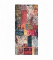 vidaXL Rug Washable Patchwork 80x300 cm Multicolour Anti Slip