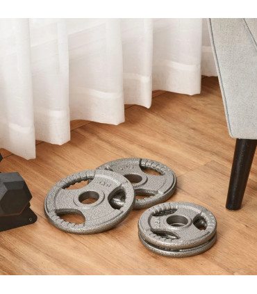 2" Olympic Weight Plates Sets for StrengthTraining w/ Weight 2 x 5kg, 2 x 2.5kg