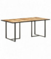 vidaXL Dining Table 180 cm Rough Mango Wood
