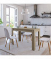 vidaXL Dining Table Sonoma Oak 120x60x76 cm Engineered Wood