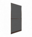 Brown Hinged Insect Screen for Doors 100 x 215 cm