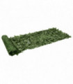vidaXL Balcony Screen with Dark Green Leaves 200x75 cm