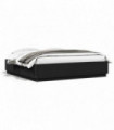 vidaXL Bed Frame Black 180x200 cm Super King Engineered Wood