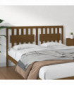 vidaXL Bed Headboard Honey Brown 155.5x4x100 cm Solid Wood Pine