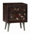 vidaXL Bedside Cabinet Solid Reclaimed Wood 40x30x50 cm