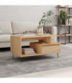 vidaXL Coffee Table Sonoma Oak 90x49x45 cm Engineered Wood