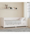 vidaXL Day Bed White 80x200 cm Solid Wood Pine