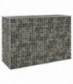 Gabion Wall with Covers Galvanised Steel 150x60x100 cm