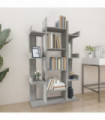 Book Cabinet Grey Sonoma 86x25.5x140 cm Engineered Wood