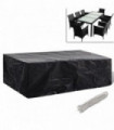 Garden Furniture Cover 8 Person Poly Rattan Set 10 Eyelets 300x140cm