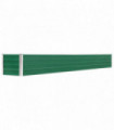 Garden Raised Bed Galvanised Steel 320x40x45 cm Green