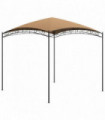 Gazebo 3x3x2.65 m Taupe 180 g/m²