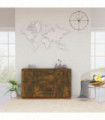 Sideboard Smoked Oak 120x36x69 cm Engineered Wood