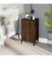 vidaXL Bedside Cabinet Brown Oak 40x35x70 cm Engineered Wood