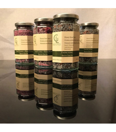 Bath Salts Relaxing blend Ylang Ylang and Rose 330g Jar