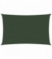 Sunshade Sail 160 g/m² Dark Green 2x4 m HDPE