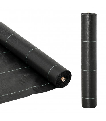 2x50m Weed Barrier Fabric Durable Convenient Design Weed Block Mat