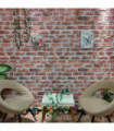 vidaXL 3D Wall Panels with Dark Brown Brick Design 10 pcs EPS