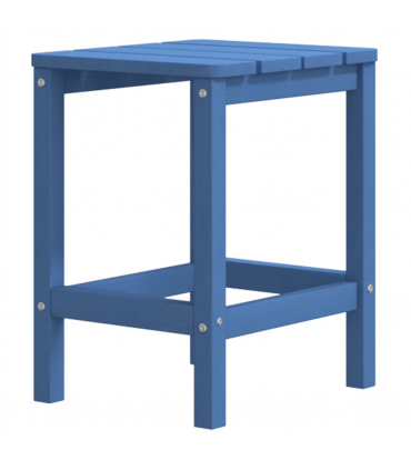 vidaXL Garden Adirondack Table Aqua Blue 38x38x46 cm HDPE
