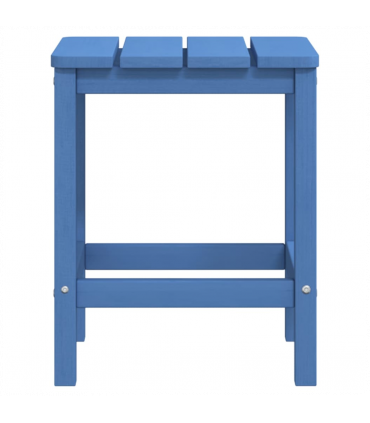 vidaXL Garden Adirondack Table Aqua Blue 38x38x46 cm HDPE