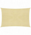 Sunshade Sail 160 g/m² Beige 4x7 m HDPE