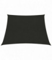 Sunshade Sail 160 g/m² Black 3/4x3 m HDPE