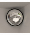 Indoor Convex Traffic Mirror Black Ø40 cm Acrylic