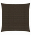 Sunshade Sail 160 g/m² Brown 4.5x4.5 m HDPE