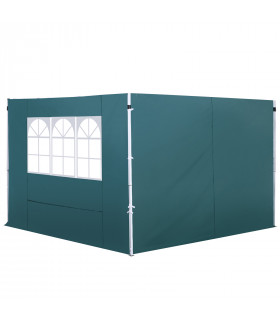 Side Panel-Green UV Proof Material 3m x 2m Fits 3m Gazebo Easily Attachable