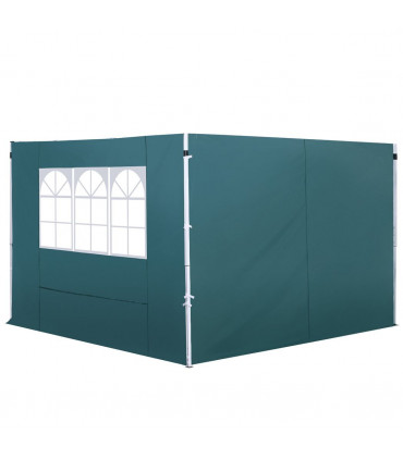 Side Panel-Green UV Proof Material 3m x 2m Fits 3m Gazebo Easily Attachable