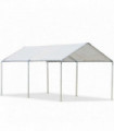 3m x 6m Heavy Duty Galvanized Steel Frame Canopy Vehicle Shelter White